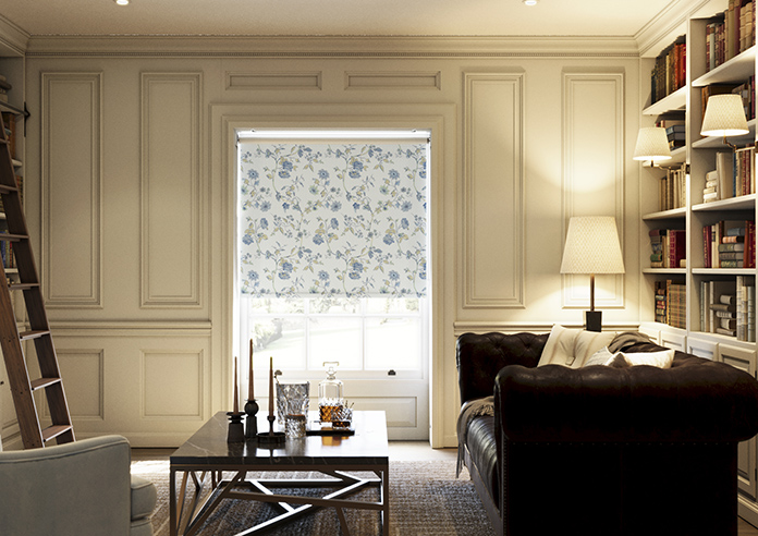 Laura Ashley Rambling Rector, Blue Sky - Roller Blind - Image 3